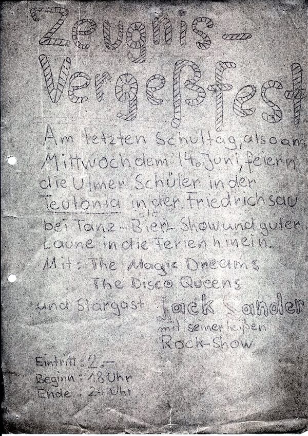 Handzettel vom 14.06.1978